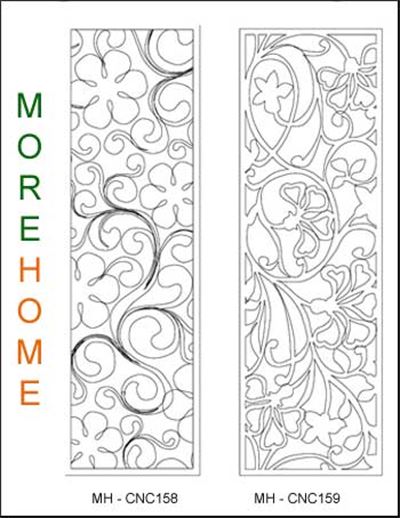 Vách cnc hoa lá mẫu 21