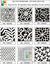 Vách ngăn cnc họa tiết đẹp mẫu 004