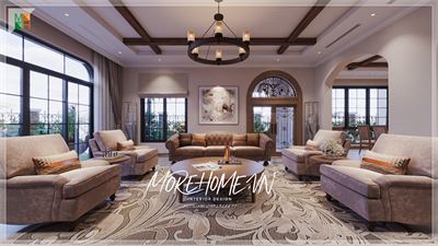 *Gợi Ý 25+ Mẫu Thiết Kế Phòng Khách Tân Cổ Điển Độc Đáo