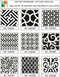 Thi công vách cnc mẫu 001